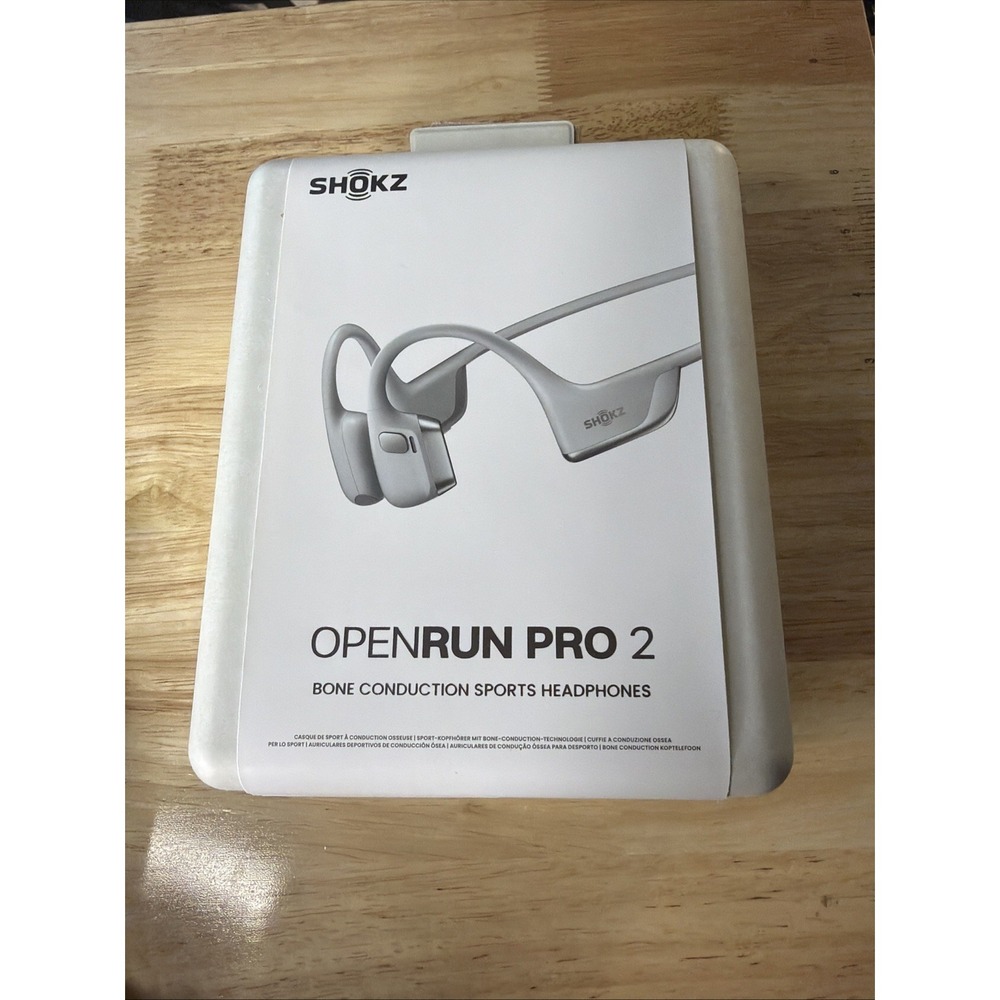 SHOKZ Open Run Pro 2 Bone Conduction Bluetooth Sports Headphones Silver